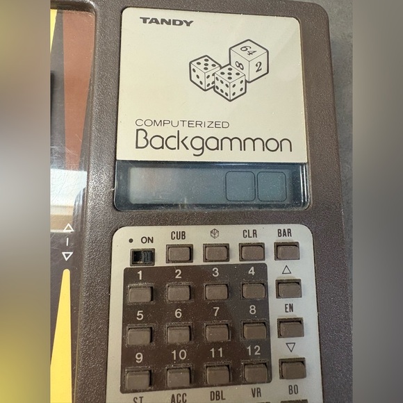 Rare vintage radio shack Tandy electronic full size backgammon gameinstructions - Picture 6 of 6